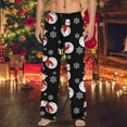 thumbnail image 2 of Shpwfbe Christmas Pajama Pants Christmas Pants Christmas Mens Casual Pants Pajama Pants With Drawstring And Pockets Mens Christmas Pajama Pants A L, 2 of 4