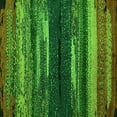 thumbnail image 1 of Ahgly Company Indoor Square Oriental Green Modern Area Rugs, 7' Square, 1 of 4