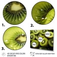 thumbnail image 3 of Designart "Fruits Background Seamless Kiwi wall art" Food & Beverage Canvas Wall Art, 3 of 5