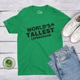 thumbnail image 4 of Worlds Tallest Leprechaun T Shirt Funny Sarcastic St Pattys Saint Patricks Day Graphic Tees, 4 of 7
