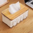 Cute Clear Tissue Box Cover Holder, Modern Transparent Rectangular