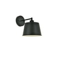 thumbnail image 3 of Living District Nota Midcentury Modern Black 1 Light E26 Wall Sconce, 3 of 4