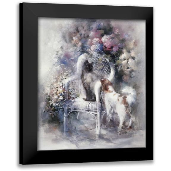 Haenraets, Willem 12x14 Black Modern Framed Museum Art Print Titled - Friendship