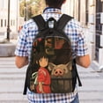 thumbnail image 3 of Unisex Spirited Away Backpacks Bookbag Casual Daypack Backpacks for Travel Work Camping Office, 3 of 6