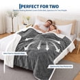thumbnail image 5 of GARVEE Heated Electric Blanket, King 90"x100", Gray, Dual Control, Fast Heating, 10 Heat Levels, 10-Hour Auto-Off, 3D Jacquard Checkered Flannel Sherpa, 5 of 8