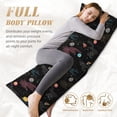 thumbnail image 5 of Lsque Galaxy Body Pillow Case Cover,Ultra-Soft Microfiber Bed Pillow Cases 20x54 inches,Elegant Bedding,Breathable Durable Pillow Cover with Envelope Closure, 5 of 8