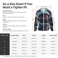 thumbnail image 5 of Lsque Astronaut Helmet Reflections UPF 50+ Lightweight Sun Protection Men's Women's Long Sleeve Shirt, Hoodie Performance -Small, 5 of 9
