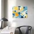 thumbnail image 3 of Nawypu Wall Art Canvas Abstract Art Paintings Blue Fantasy Colorful Graffiti on White Background Modern Artwork Decor for Living Room Bedroom Kitchen, 3 of 4