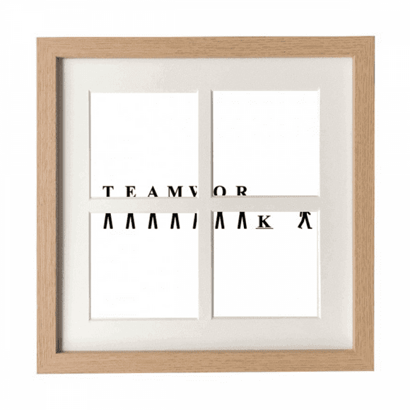 Team Member Group Abandon Frame Wall Tabletop Display 4 Openings Picture