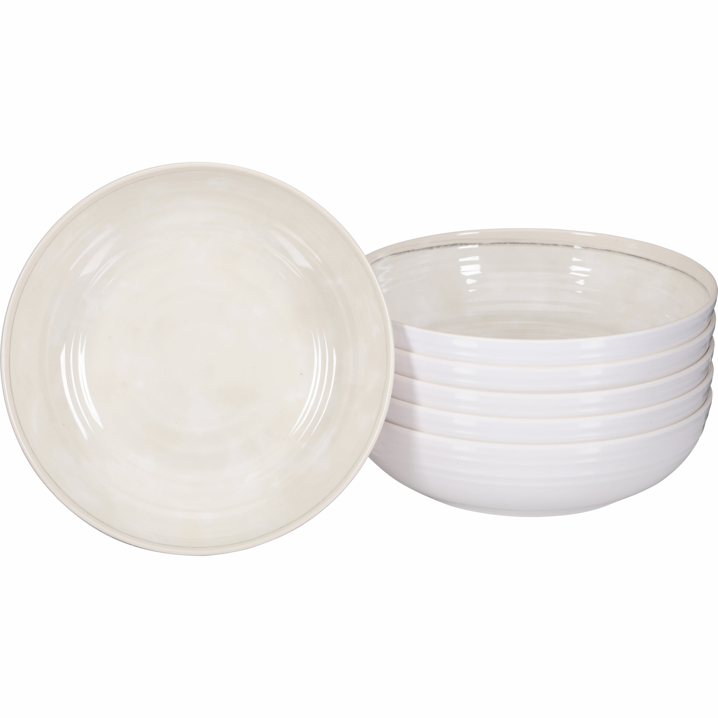 Better Homes & Gardens® Melamine White Cereal Bowls 6 ct Box