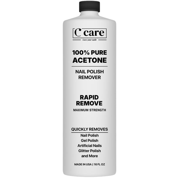 Quitaesmalte C CARE 100% acetona pura 480 ml