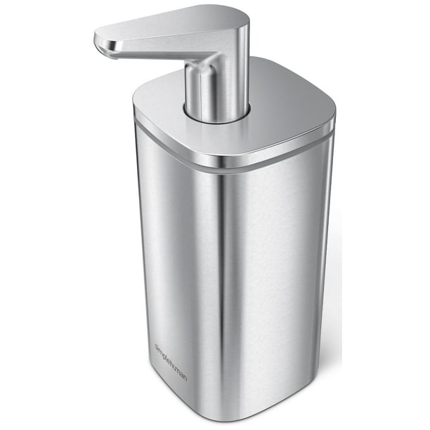 Dispensador de jabón líquido simplehuman Pulse Pump, 300 ml, acero inoxidable