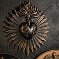 thumbnail image 6 of Dserhfy Sacred Heart Gothic Wall Plaque Home Decoration Prayer Stand Immaculate Heart of Mary Add Love And Art to Your Space Metal Plaque Holiday Gift Wall Art, 6 of 8