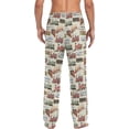 thumbnail image 2 of Top-kevin Vintage Truck Men's Pajama Pants Pjs Bottoms with Pockets Sleep Lounge Pants for Men, 2 of 13