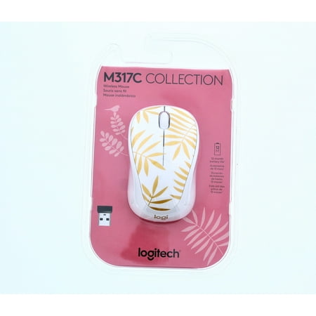 (Used)Logitech M317C Mouse - Bamboo Dream