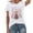 White, variant on QHWAUAKFBN T Shirts For Women Trendy Graphic Country Music Shirt Vintage Tennessee Graphic Rodeo Western Short Sleeve Tee Tshirts Top