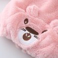 thumbnail image 6 of DJDLJWCJ Girls Winter Fleece Lined Jacket with Bear Ear Soft Comforty Full Zipper Warm Coat Pink Size 7, 6 of 8
