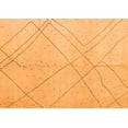 thumbnail image 1 of Ahgly Company Indoor Rectangle Oriental Orange Modern Area Rugs, 5' x 7', 1 of 4