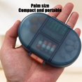 thumbnail image 7 of EARKITY Travel Pill Organizer Medicine Dispenser, Moisture-Proof Pill Boxes and Organizer, Portable Vitamin Container Holder, 8 Compartments Medicine Organizer Box for Pocket Purse Vitamin Container, 7 of 7