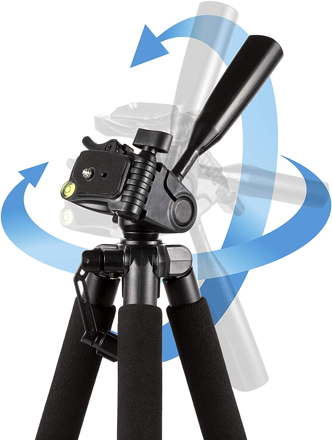 Ultimaxx 60 Inch Lightweight Portable Camera Tripod Stand with Carrying Bag for All DSLR Cameras and Camcorders