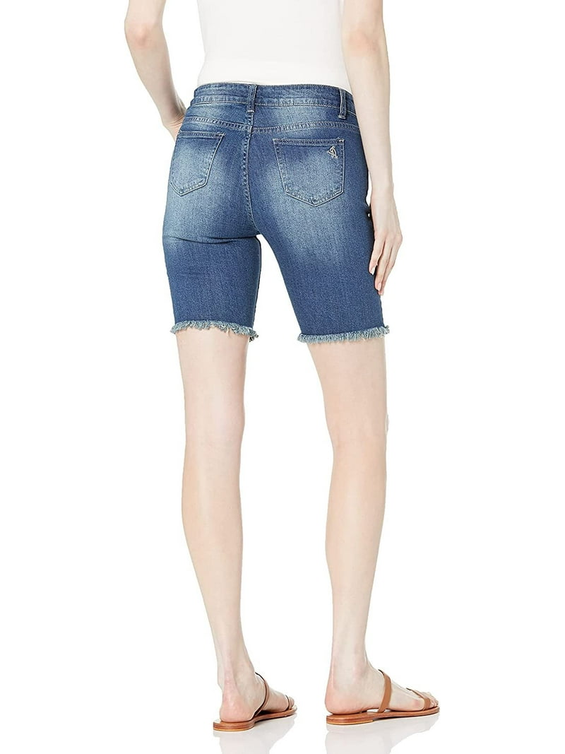 Cute Teen Girl Women's Jeans Juniors Denim Booty Bermuda Capri Mid