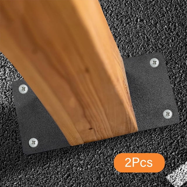 2 piezas de anclajes de poste de placa Base de cubierta, duraderos, soportes de pérgola, de valla para barandillas de porche, de pérgolas,