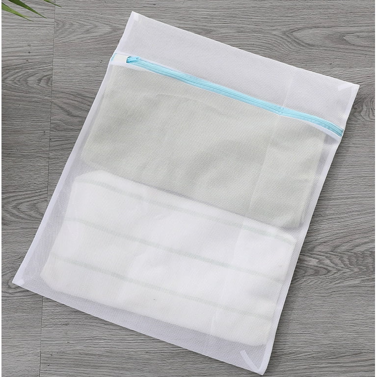 DESMIKA (LABEL) Mesh Laundry Bag - 3 Pack Durable and Reusable Wash Bag  Travel Organization Bag for Garment, Socks, Underwear, Panties, Net Zipped