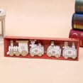 thumbnail image 2 of Wooden Christmas Train Toys Set For Christmas Decorations And Gifts, 2 of 5
