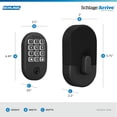 thumbnail image 3 of Cerradura Schlage Arrive BE459WB sin llave, WiFi, Alexa y Google, 3 of 9