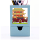 thumbnail image 1 of Arquitectura histórica de China patron tradicional Tarjeta de clip de pluma del gestor de suministros de oficina, 1 of 3