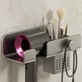 thumbnail image 1 of Support de Sèche-Cheveux Pliant pour Salle de Bain, Rangement pour Cheveux, Support de Rangement pour Bijoux avec 6ml d'Adhésif, 1 of 8