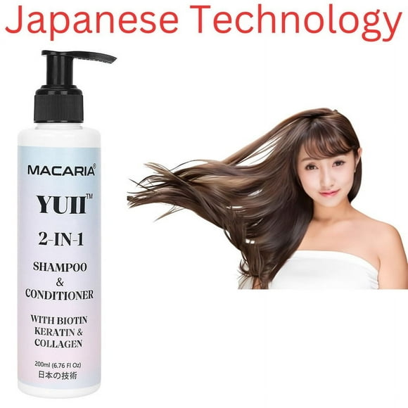 YUII Keratin & Biotin Shampoo & Conditioner For Damage Free Hair Set For Men & Women | Hair Shampoo for oily hair | shampoo for dry hair | shampoo for curly hair | shampoo for hair loss