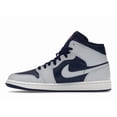 thumbnail image 2 of Jordan Men's 1 Mid Blue Void Shoes, from StockX, 2 of 5