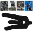 thumbnail image 1 of Knee Compression Brace, Breathable Lightweight Shock Absorption Black Adjustable Knee Brace  for Injury Recovery, 1 of 7