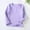 Purple, variant on Xiaowennn Kids Baby Boys Girls Shirts High Collar Soft T Shirt Unisex Long Sleeve Tee Tops Fall Shirts for Girls