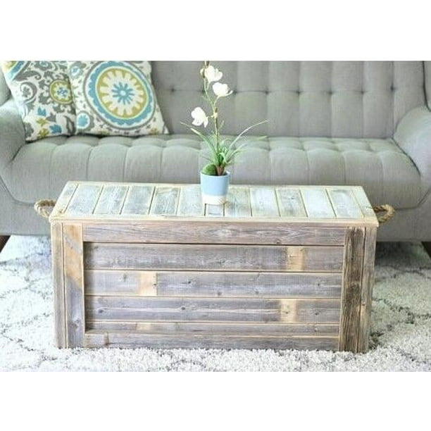 Trunk Coffee Table With Rope Handles Trunk Coffee Table With Rope Handles