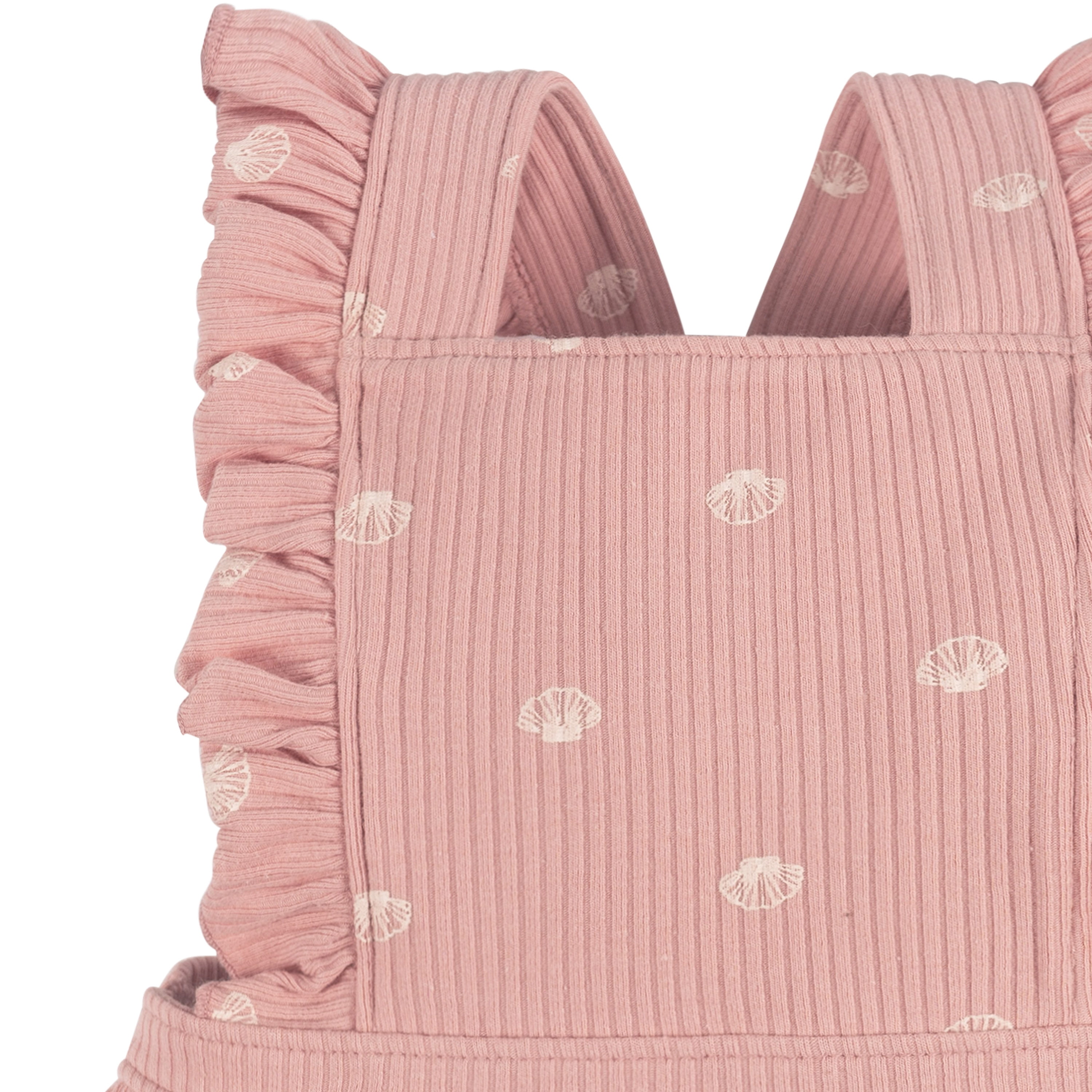 Gerber Baby Girl Ruffle Romper, Sizes Newborn - 24 Months