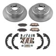 thumbnail image 3 of Rear Disc Brake Rotors & Rear Ceramic Pads for Jeep Liberty 5pc 08-12, 3 of 7