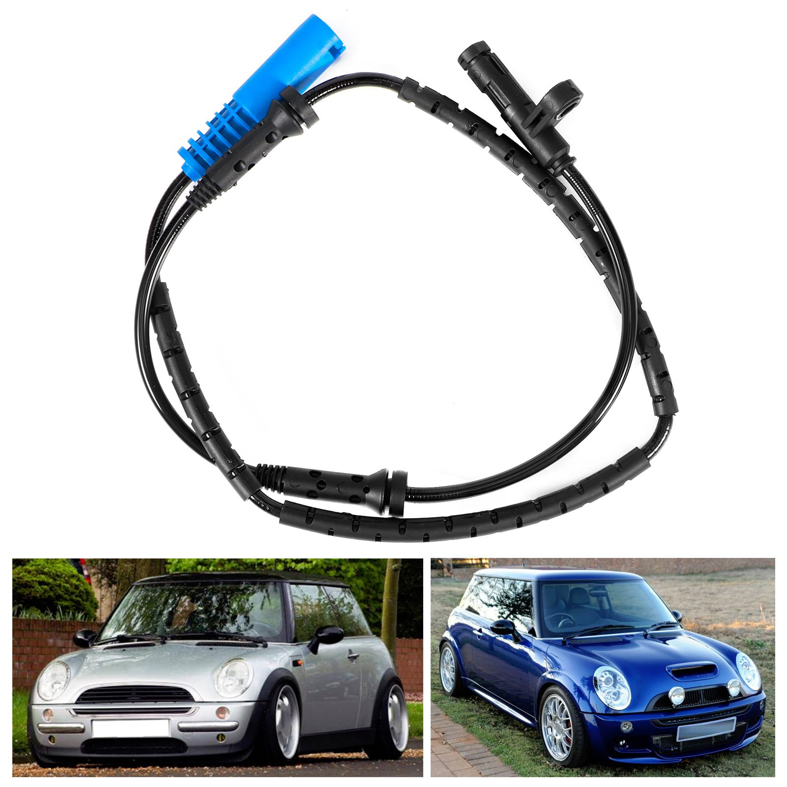 ABS Wheel Speed Sensor Rear Left Right 34526756385 Anti‑Lock System Parts Fit for MINI R50 R53