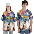 thumbnail image 4 of Happy New Year with Boxer Fireworks Holiday Xmas Winter 2025 All Over Print 3D Baseball Shirt Boxers Dog Lover Gifts Idea Softball Sport - 00025, 4 of 6