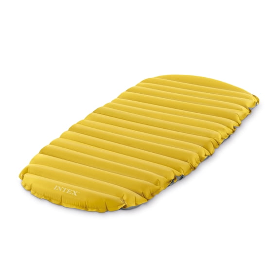 Intex Inflatable Outdoor Camping Mat Sleeping Pad for Backpacking and Car Camping, 72in L x 30in W x 4in H