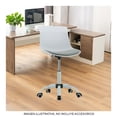 thumbnail image 3 of Silla de Oficina Mainstays Giratoria Blanca, 3 of 4