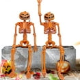 thumbnail image 4 of Clearance Under $5 Pumpkin Head Skeleton – 2-Piece Posable Halloween Prop, 4 of 6