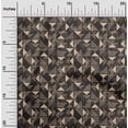 thumbnail image 2 of oneOone Polyester Lycra Brown Fabric Geometric Quilting Supplies Print Sewing Fabric By The Yard 56 Inch Wide, 2 of 4