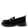 thumbnail image 2 of Patrizia Marlen Women’s Velvet Slip-On Loafers with Crystal Ornament and Block Heel, 2 of 7