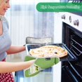 thumbnail image 2 of Yayeee Pot Holders Kitchen Heat Resistant with Pocket 7"x9.8" Cotton Oven Cooking Hot Pads, Green Martini Glass, 2 of 7