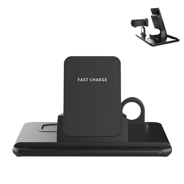 Wireless Charging Base Mobile Phone Tablet Watch Headset Charger