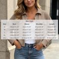 thumbnail image 3 of Enjoytime Cropped Jackets for Women Lapel Long Sleeve Button Down Shacket Fall Fashion Lightweight Trendy Casual Outerwear, 3 of 8