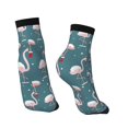 thumbnail image 4 of Bingfone Flamingo Design Patterned Men'S Women'S Casual Cotton Socks, 4 of 9