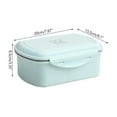 thumbnail image 2 of Dvkptbk Lunch Box Double-Layer Lunch Box Lunch Box Office Workers Reduction Fitness Partition Lunch Box Food Grade Safe Microwave Heating Camping Essentials, 2 of 2